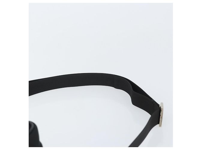 Borsa a Spalla GUCCI Nylon Nero Argento 018 1619 Auth 170116 - vista 8