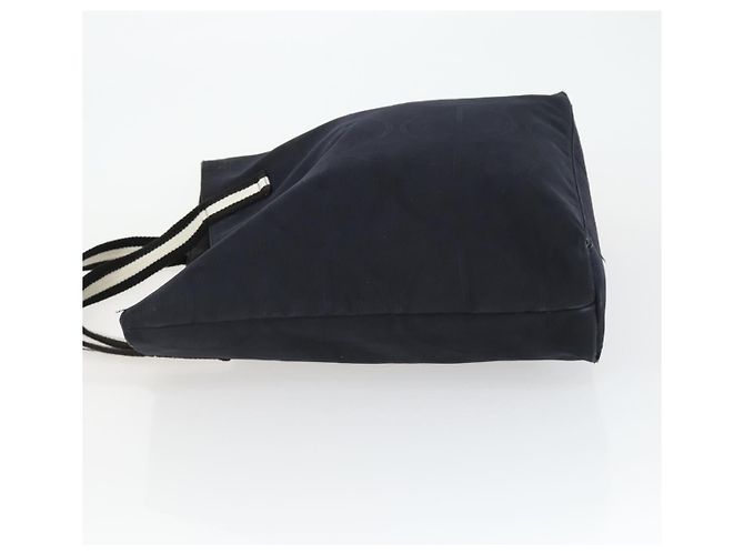 GUCCI Tote Bag aus Canvas in Marineblau 123439 Auth BA10125 - Ansicht 4