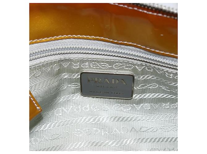 PRADA Tote Bag Nylon Hellblau Silber Auth 170632 - Ansicht 19