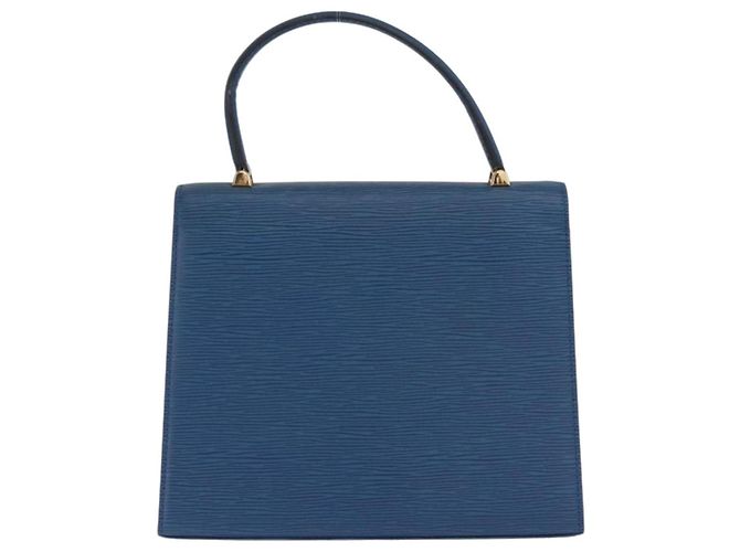 LOUIS VUITTON Borsa a Mano Epi Malesherbes Blu M52375 LV Auth ep13253 - vista 2