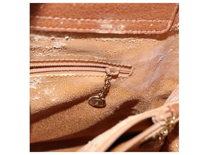 Bolsa de mão em couro Gucci Bamboo marrom dourado 002 2853 02600 Auth bs33066 - vista 20