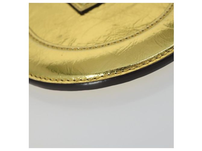 FENDI Orlock Borsa a Spalla per Smartphone in Pelle Dorata Auth SW2114SAM D'oro - vista 14