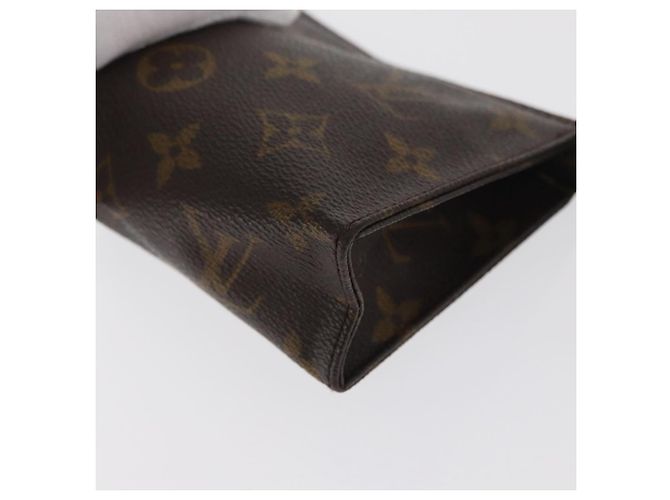 LOUIS VUITTON Poche Toilette Monogram 15 M47546 Auth LV 169652 Monogramma - vista 14
