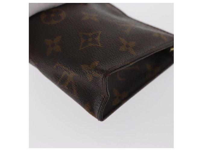 LOUIS VUITTON Poche Toilette Monogram 15 M47546 Auth LV 169652 Monogramma - vista 16
