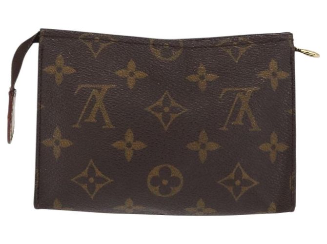 LOUIS VUITTON Poche Toilette Monogram 15 M47546 Auth LV 169652 Monogramma - vista 2