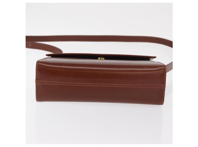 Borsa a Spalla Salvatore Ferragamo in Pelle Marrone Oro Auth 170263 D'oro - vista 5