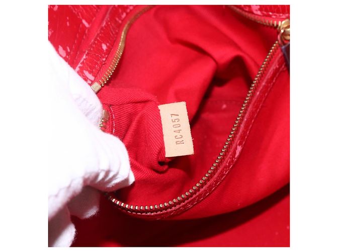 LOUIS VUITTON Borsa Tote Monogram Ruby Sarina MM Rossa M95611 LV Auth ka2035 Rosso Monogramma - vista 12