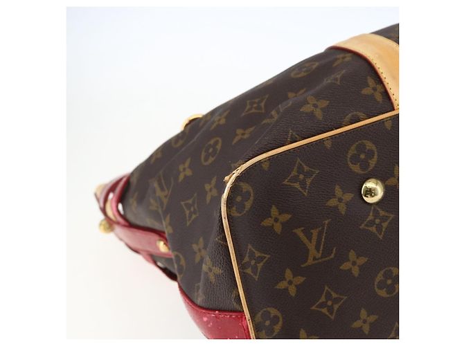 LOUIS VUITTON Borsa Tote Monogram Ruby Sarina MM Rossa M95611 LV Auth ka2035 Rosso Monogramma - vista 16
