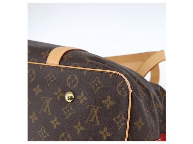 LOUIS VUITTON Borsa Tote Monogram Ruby Sarina MM Rossa M95611 LV Auth ka2035 Rosso Monogramma - vista 17