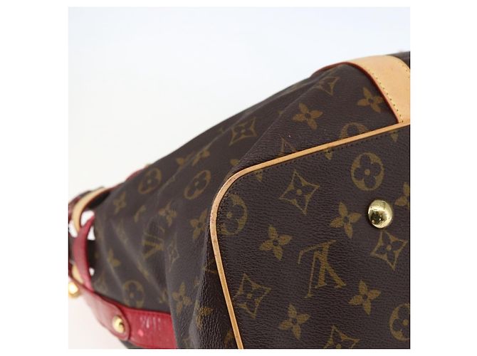 LOUIS VUITTON Borsa Tote Monogram Ruby Sarina MM Rossa M95611 LV Auth ka2035 Rosso Monogramma - vista 18
