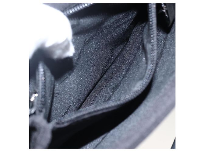 Borsa a mano Salvatore Ferragamo in tela nera 339933 Auth bs33179 Nero - vista 11