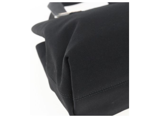 Borsa a mano Salvatore Ferragamo in tela nera 339933 Auth bs33179 Nero - vista 14