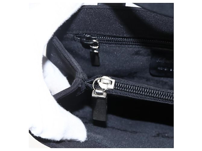 Borsa a mano Salvatore Ferragamo in tela nera 339933 Auth bs33179 Nero - vista 17