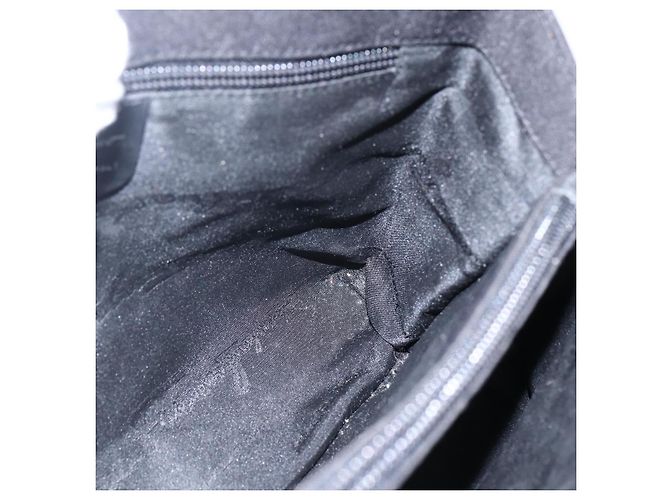 Borsa a mano Salvatore Ferragamo in tela nera 339933 Auth bs33179 Nero - vista 18