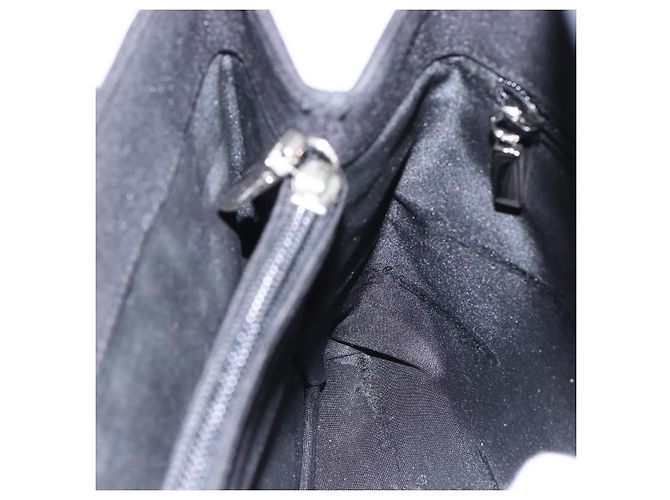 Borsa a mano Salvatore Ferragamo in tela nera 339933 Auth bs33179 Nero - vista 19