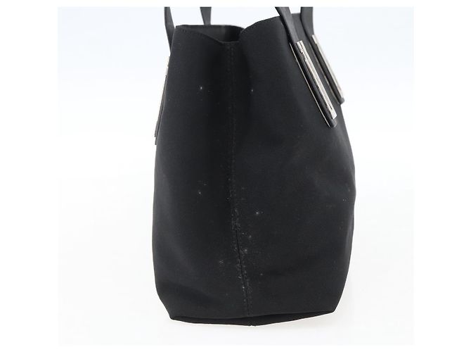 Borsa a mano Salvatore Ferragamo in tela nera 339933 Auth bs33179 Nero - vista 4