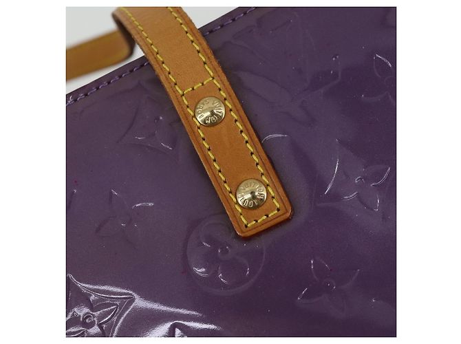 LOUIS VUITTON Borsa Tote Reade GM Monogram Vernis Viola M91085 LV Auth 169236 Porpora - vista 10