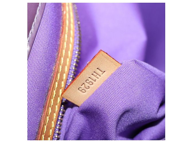 LOUIS VUITTON Borsa Tote Reade GM Monogram Vernis Viola M91085 LV Auth 169236 Porpora - vista 12