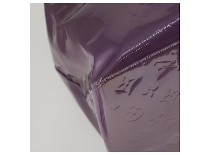 LOUIS VUITTON Borsa Tote Reade GM Monogram Vernis Viola M91085 LV Auth 169236 Porpora - vista 15