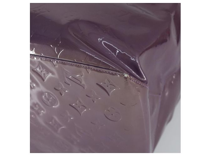 LOUIS VUITTON Borsa Tote Reade GM Monogram Vernis Viola M91085 LV Auth 169236 Porpora - vista 16
