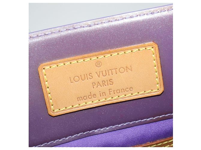 LOUIS VUITTON Borsa Tote Reade GM Monogram Vernis Viola M91085 LV Auth 169236 Porpora - vista 19