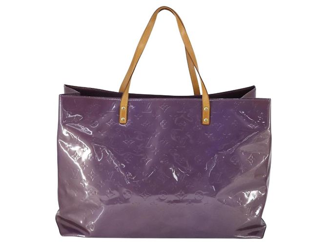 LOUIS VUITTON Borsa Tote Reade GM Monogram Vernis Viola M91085 LV Auth 169236 Porpora - vista 2