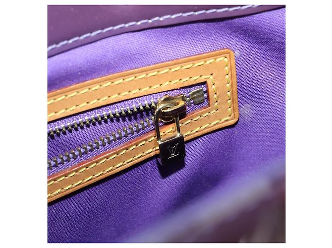 LOUIS VUITTON Borsa Tote Reade GM Monogram Vernis Viola M91085 LV Auth 169236 Porpora - vista 20