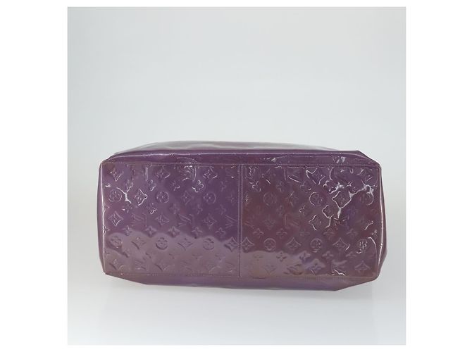 LOUIS VUITTON Borsa Tote Reade GM Monogram Vernis Viola M91085 LV Auth 169236 Porpora - vista 5