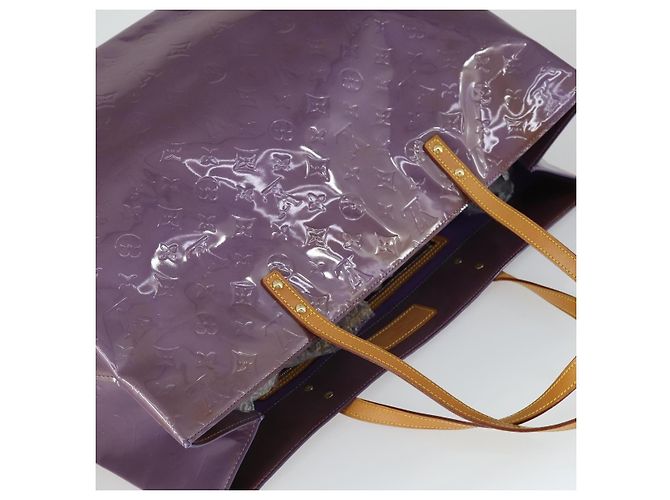 LOUIS VUITTON Borsa Tote Reade GM Monogram Vernis Viola M91085 LV Auth 169236 Porpora - vista 6