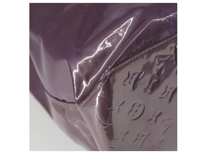 LOUIS VUITTON Borsa Tote Reade GM Monogram Vernis Viola M91085 LV Auth 169236 Porpora - vista 9