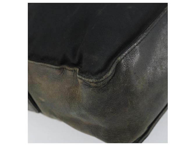 Borsa a Spalla PRADA Nylon Nero Argento Autentica 170408 - vista 15