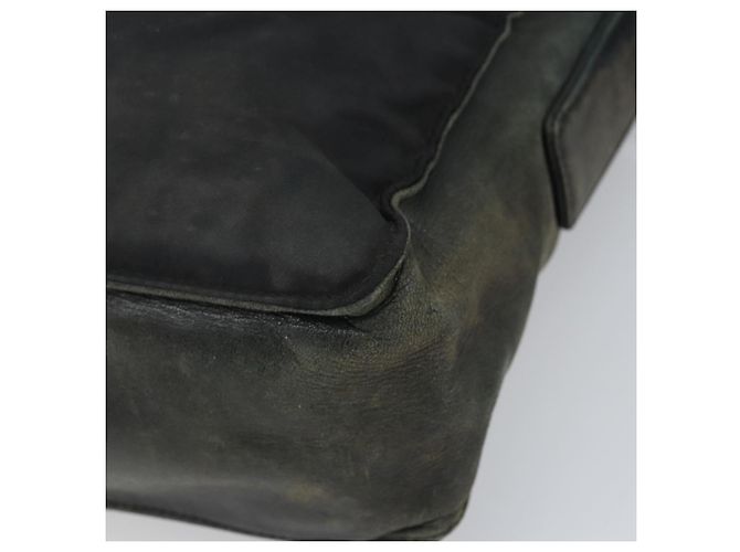 Borsa a Spalla PRADA Nylon Nero Argento Autentica 170408 - vista 16