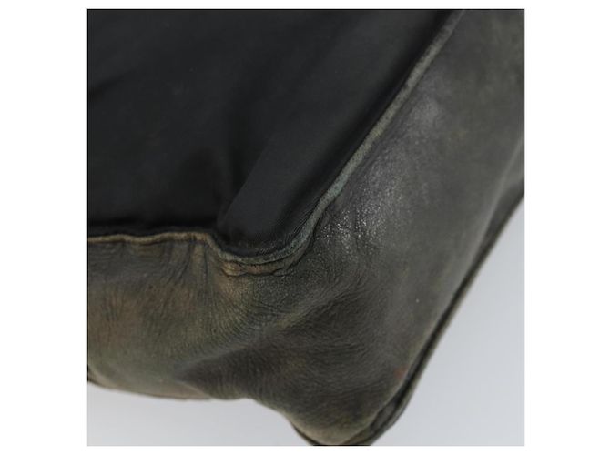 Borsa a Spalla PRADA Nylon Nero Argento Autentica 170408 - vista 17