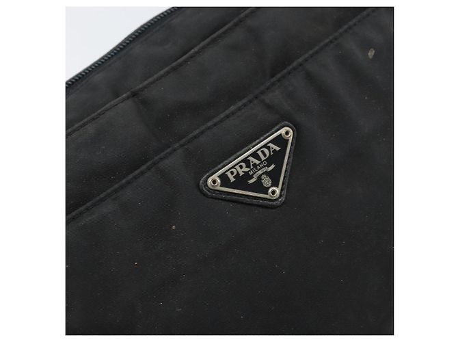 Borsa a Spalla PRADA Nylon Nero Argento Autentica 170408 - vista 18