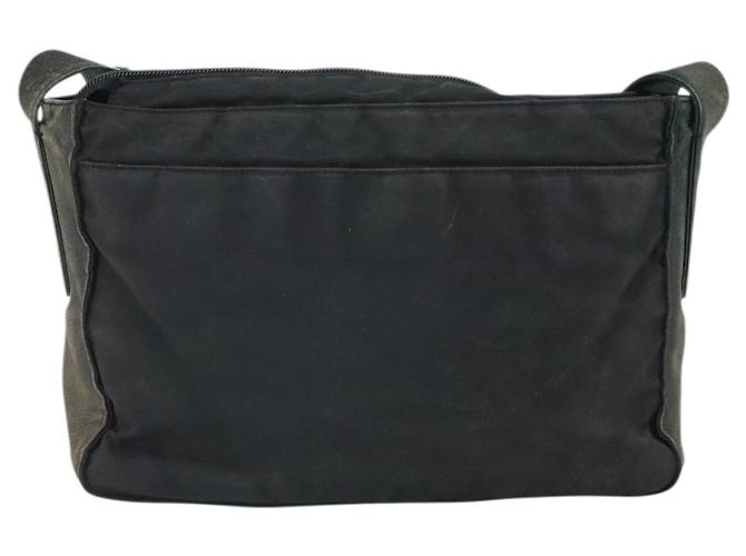 Borsa a Spalla PRADA Nylon Nero Argento Autentica 170408 - vista 2