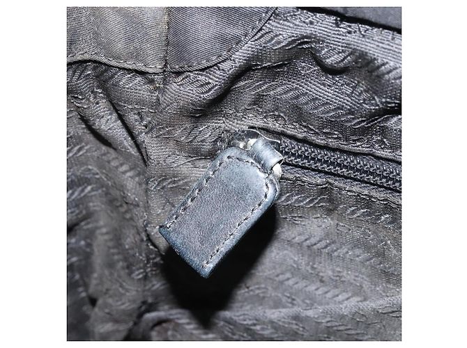 Borsa a Spalla PRADA Nylon Nero Argento Autentica 170408 - vista 22