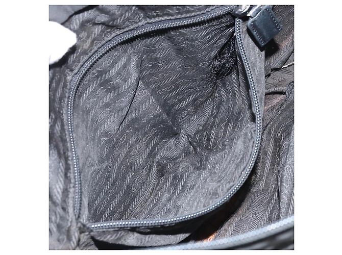 Borsa a Spalla PRADA Nylon Nero Argento Autentica 170408 - vista 23