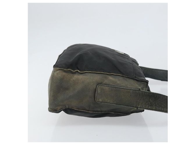 Borsa a Spalla PRADA Nylon Nero Argento Autentica 170408 - vista 3
