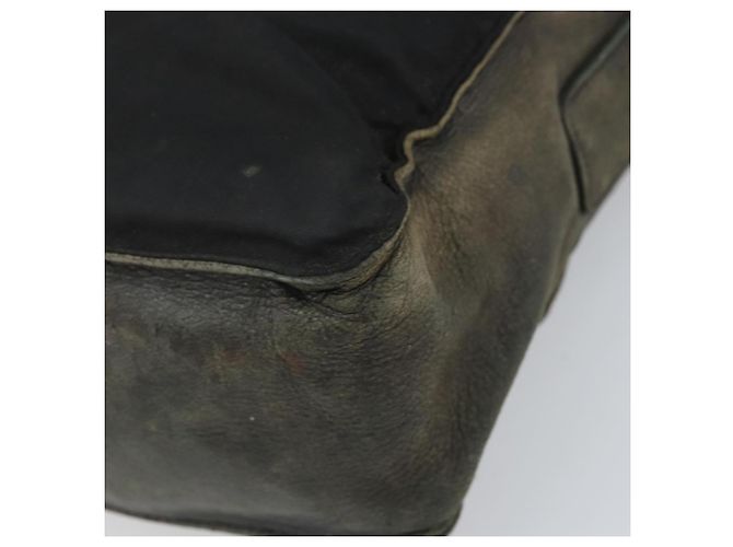 Borsa a Spalla PRADA Nylon Nero Argento Autentica 170408 - vista 8