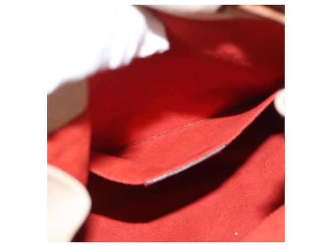 Borsa a mano Salvatore Ferragamo in pelle rossa argento Auth 149839 Rosso - vista 20