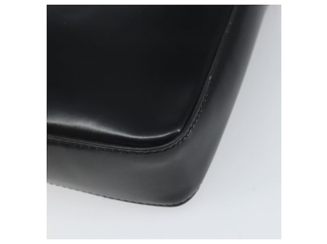 Borsa a spalla VERSACE in pelle verniciata nera Auth BA9919 Nero - vista 15