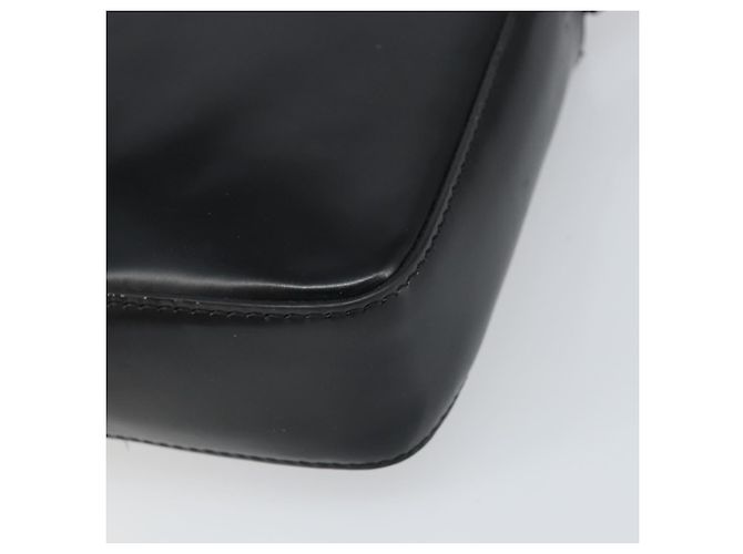 Borsa a spalla VERSACE in pelle verniciata nera Auth BA9919 Nero - vista 9
