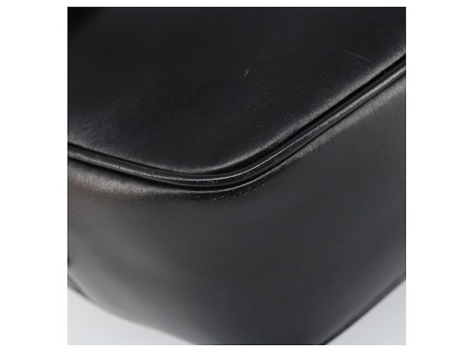 Borsa a Spalla CÉLINE Circle in Pelle Nera e Oro Auth 171411V Nero D'oro - vista 15