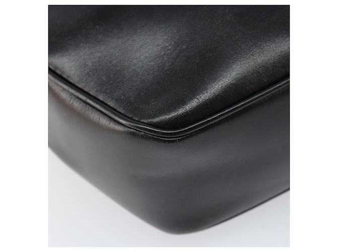 Borsa a Spalla CÉLINE Circle in Pelle Nera e Oro Auth 171411V Nero D'oro - vista 17