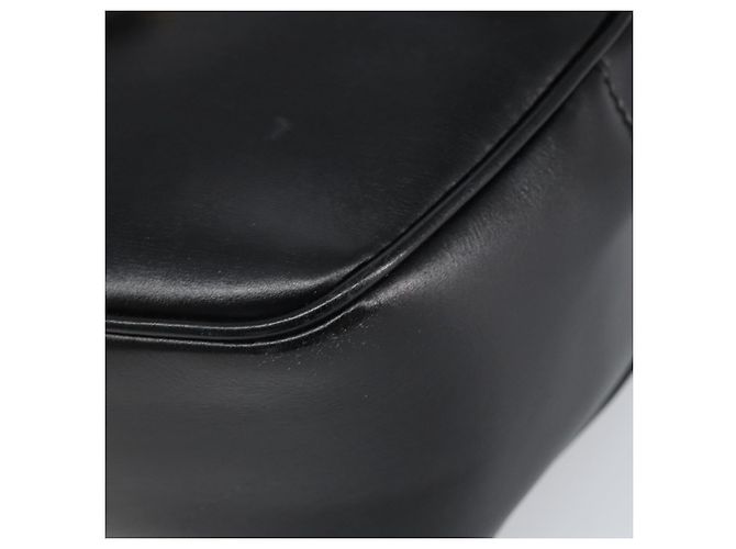 Borsa a Spalla CÉLINE Circle in Pelle Nera e Oro Auth 171411V Nero D'oro - vista 8