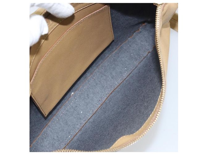 Céline Borsa a Spalla in Pelle Beige Auth BA9900 - vista 11
