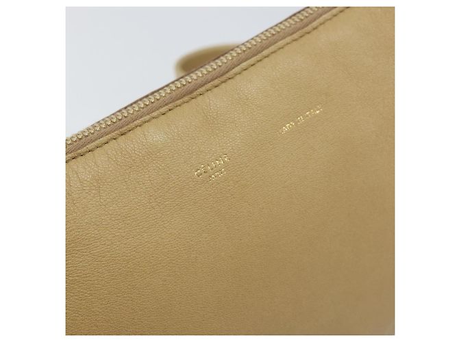 Céline Borsa a Spalla in Pelle Beige Auth BA9900 - vista 17