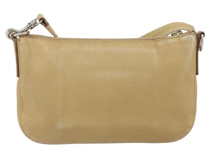 Céline Borsa a Spalla in Pelle Beige Auth BA9900 - vista 2