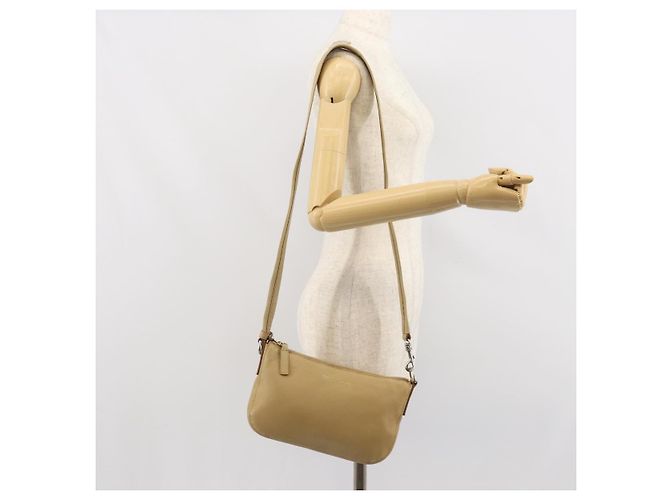 Céline Borsa a Spalla in Pelle Beige Auth BA9900 - vista 22