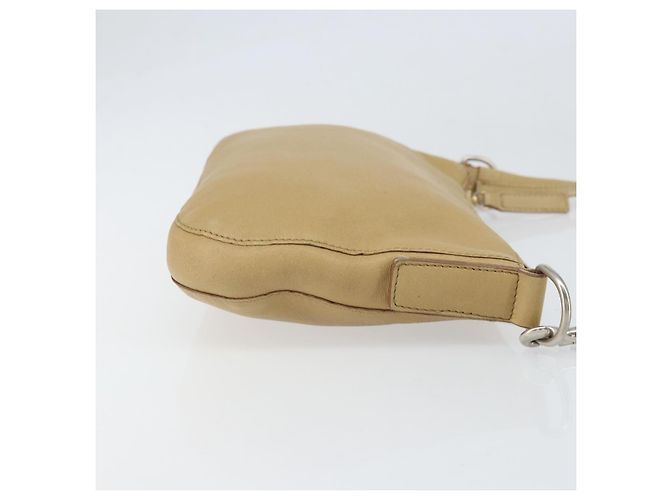 Céline Borsa a Spalla in Pelle Beige Auth BA9900 - vista 3